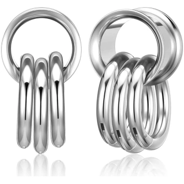 PiercingJak Ear Flesh Tunnel Double Flared Plug ar