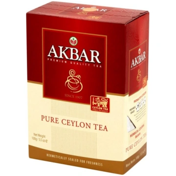 Akbar Pure Ceylon Black Tea beramā lapu melnā tēja