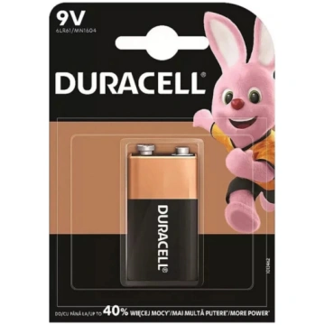 Akumulators Duracell Basic MN1604 9V — 9 V sārmain