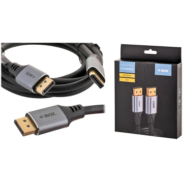 iBox ITVDP013 DisplayPort cable 4K 60Hz gold plug 