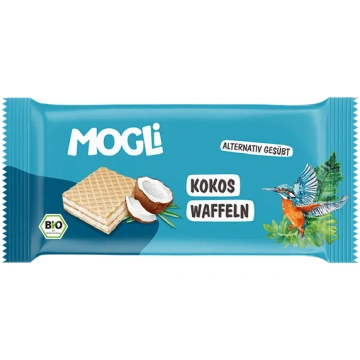 Mogli BIO kokosriekstu vafeles, 15g