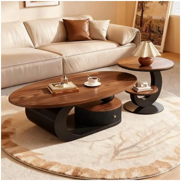 Luxury Coffee Table Set, Modern Living Room Table,