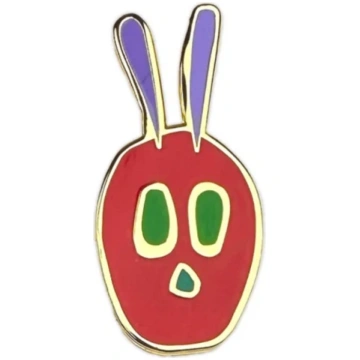 Caterpillar Head Pin Badge Bookshop