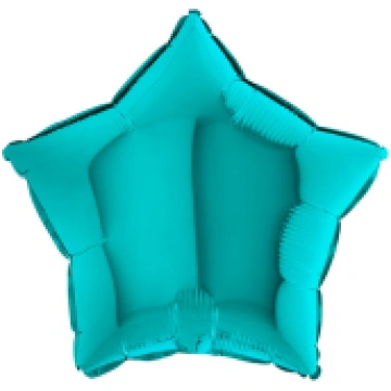 TIFFANY BLUE STAR gaisa balons 45 CM