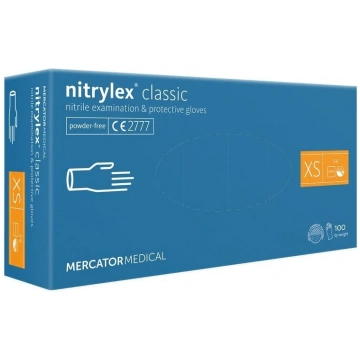 Nitrila cimdi Mercator Nitrylex Classic XS, 100 ga