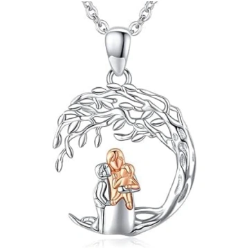 Odinstone 925 Sterling Sterling Silber Mama Halske