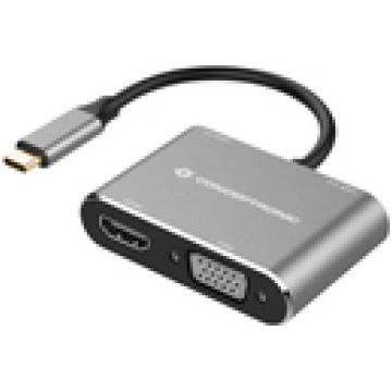 CONCEPTRONIC Dock USB-C -HDMI VGA USB3.0 100WPD 0.
