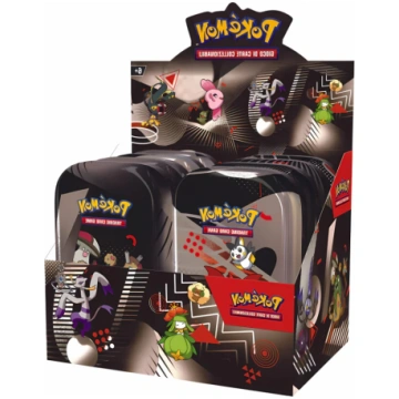 Pokemon Mini Tin da Collezione Luce Nera Fuoco Bia