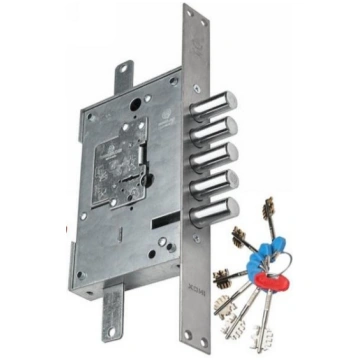 Slēdzene SECUREMME 2510FD (laba) - 5 atslēgas un 1