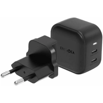 Energea ENERGEA siec. 2xUSB-C PD-PPS 45W 2C /black