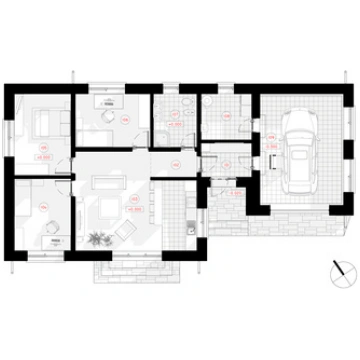 Mājas projekts Iveta