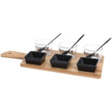 Izcils Houseware Bļodu KOMPLEKTS uzkodām tapas uz 