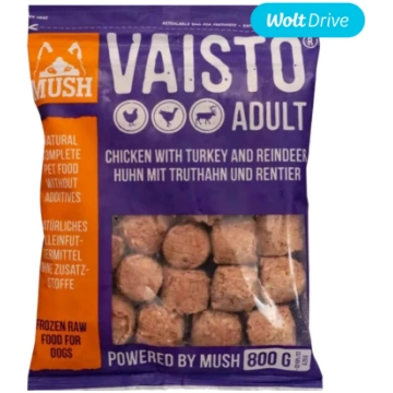 Saldēta suņu barība – MUSH Vaisto Lilac, vista/tīt