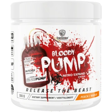 Bloody Pump 300 g Swedish Supplements Peach Mango