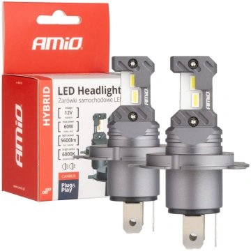 LED Auto spuldzes Hybrid series H4 H19 6000K Canbu