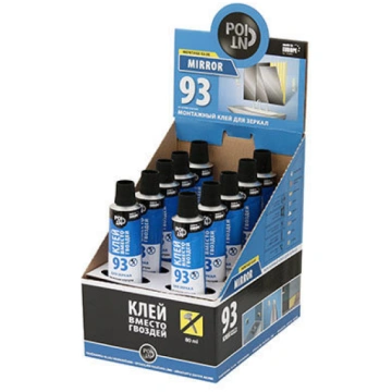 Līme, naglu aizstājējs POINT 93, spoguļiem 80 ml