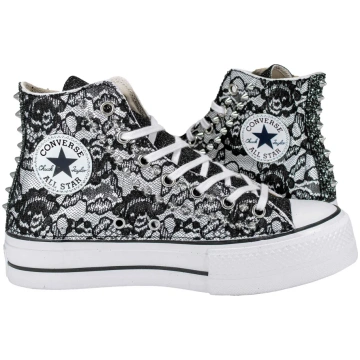 CONVERSE PLATFORM PERSONALIZZATE NERA MERLIN CONVE
