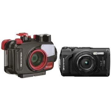OM SYSTEM TG-7 + underwater housing PT-059 black