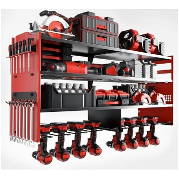 oviitech Power Tool Organizer Wall Mount 8 Drill H