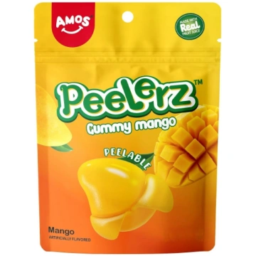 Želejas konfektes AMOS PEELERZ (MANGO), 65g