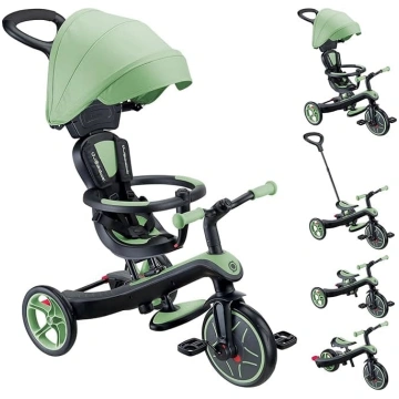 Globber - Explorer 4-in-1 trīsritenis - pielāgojam