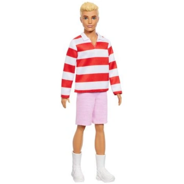 Barbie Fashionistas Ken Doll #241 in Red Striped T
