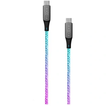 Fixed Glowing Charging Cable USB-C/USB-C, PD suppo