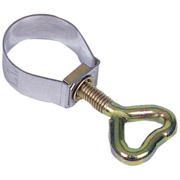 Pipe clamp with screw