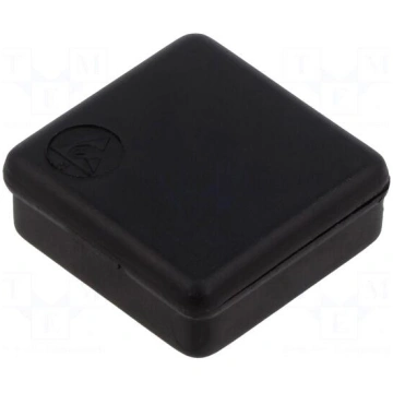 Container: box | with foam lining | ESD | black DE