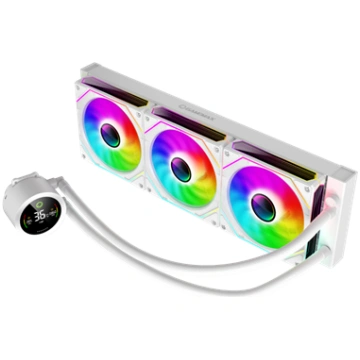 Gamemax CPU Liquid Cooler ICEBURG 360 DIGITAL WH W