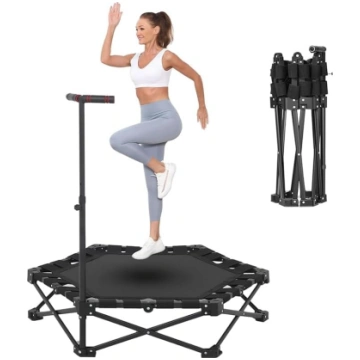 ONETWOFIT 122 cm mini batuts ārā ar regulējamu rok