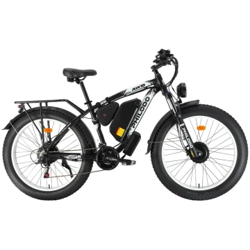 PHILODO H8 divu motoru elektriskais velosipēds 200
