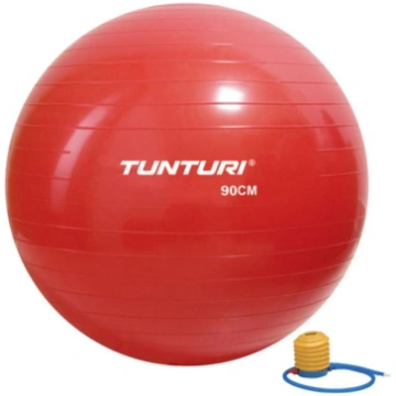 Vingrošanas bumba TUNTURI Gymball 90cm, sarkana