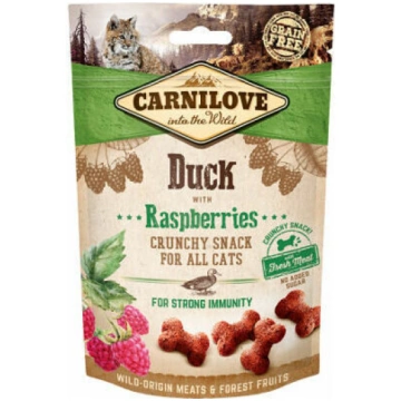 Carnilove Cat Snack Duck with Raspberries with fre