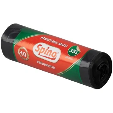 Atkritumu maisi 35L, 55x72cm, melni, LDPE, MULTIPA