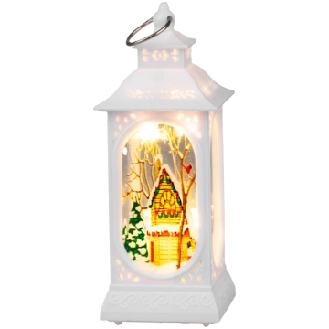 MagicHome Ziemassvētku laterna, plastmasa, 5xLED s