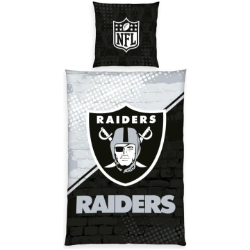 Herding NFL Raiders gultasveļa, spilvendrāna apm. 