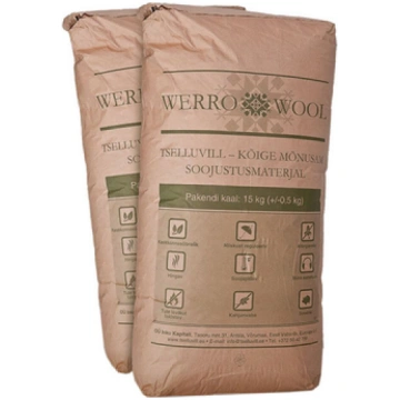 Beramā celulozes vate Werrowool 15kg