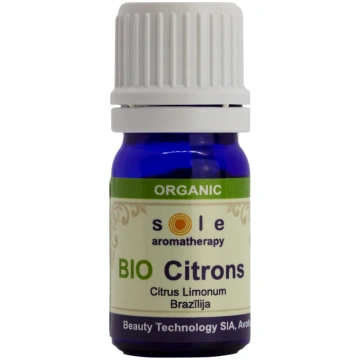Sole, citronu ēteriskā eļļa, BIO, 5ml
