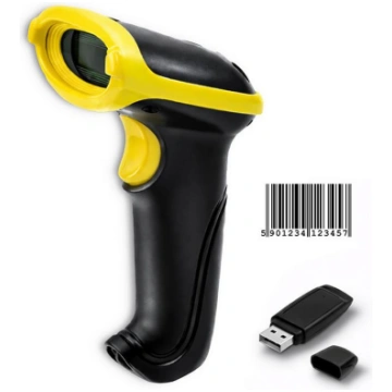 Qoltec Wireless barcode reader scanner | 1D | EAN 