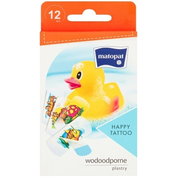 MATOPAT Plāksteri Happy Tattoo 12gb. 47817