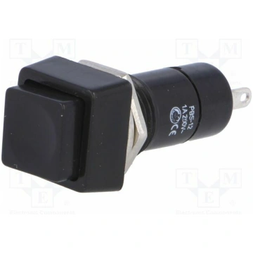 Switch: push-button; Pos: 2; SPST-NO; 1A/250VAC; O