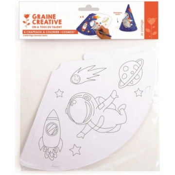 Graine Creative Kartona Ballīšu Cepures Dekorēšana