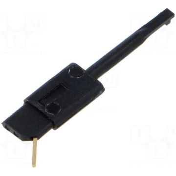 Clip-on probe | hook type | 60VDC | black | Grip c