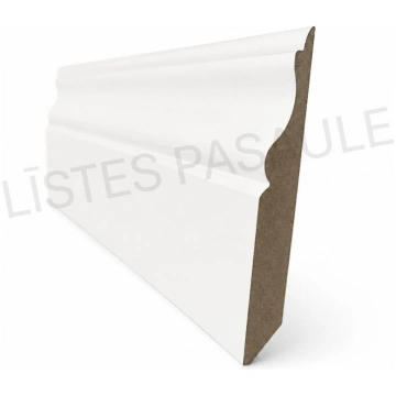 Mitrumizturīga MDF grīdlīste 2,8m/16*90/RAL vai NC