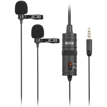 Boy Boy BY-M1DM Microphone. Double tie microphone 