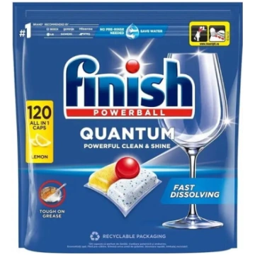 Trauku mazgājamās mašīnas tabletes Finish Quantum 