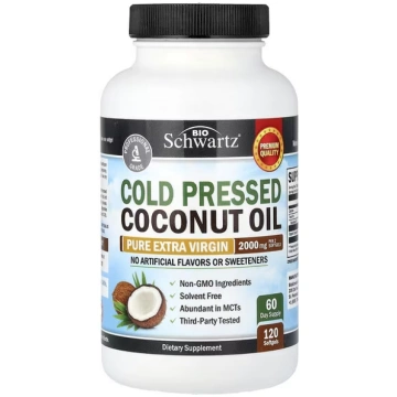BioSchwartz, Cold Pressed Coconut Oil, Pure Extra