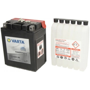 Battery AGM/Dry charged with acid/Maintenance free