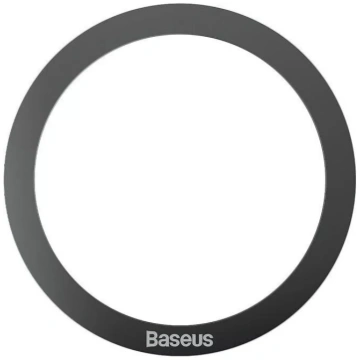 Magnētiskais gredzens Baseus Halo MagSafe melns — 